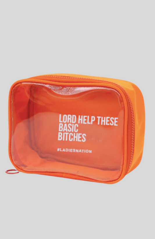 Basic Bitch Makeup/Cosmetic Bag