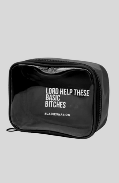 Basic Bitch Makeup/Cosmetic Bag
