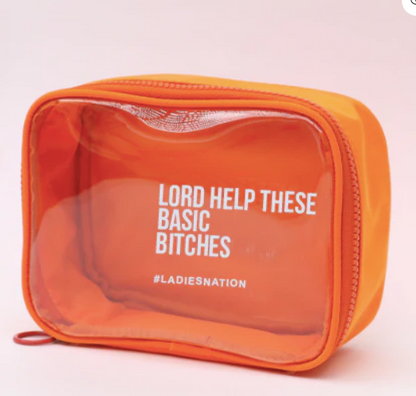 Basic Bitch Makeup/Cosmetic Bag